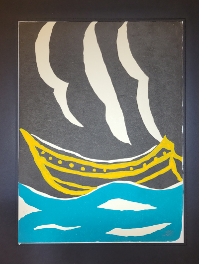 Fernand DUBUIS - Le cantique du Soleil IX,1970 - Lithographie originale signée au crayon 2