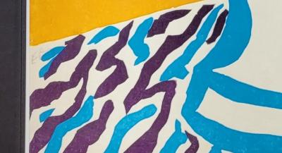 Fernand DUBUIS - Le cantique du Soleil VI,1970 - Lithographie originale signée 2