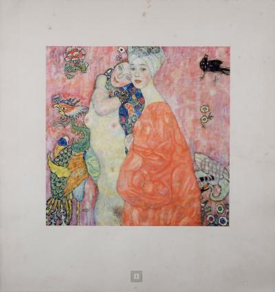 Gustav KLIMT (after) - Eine Nachlese Folio, Die Freundinnen, 1931 - Collotype 2