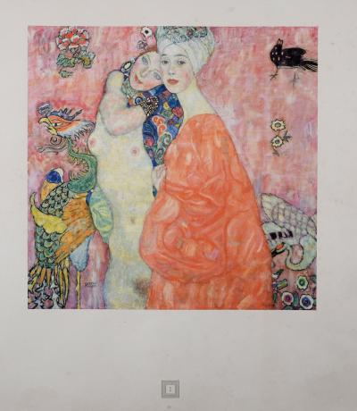 Gustav KLIMT (after) - Eine Nachlese Folio, Die Freundinnen, 1931 - Collotype 2