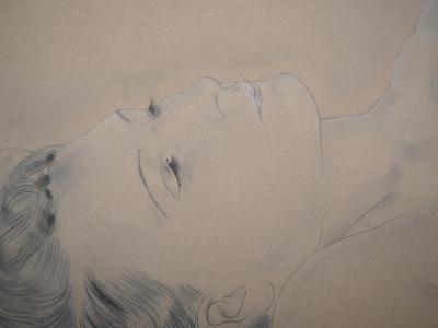 Léonard FOUJITA : Nu allongé, 1930 - Gravure originale signée au crayon 2