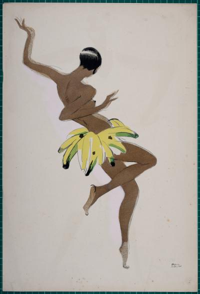 Paul COLIN - Le Tumulte Noir, Joséphine Baker, c. 1927 - Original lithograph and pochoir 2