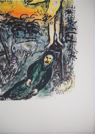 Marc Chagall - Vision de Jacob, 1971 - Lithographie originale (Mourlot #625) 2