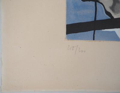 Fernand LEGER - Les constructeurs - Gravure originale et aquatinte 2