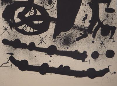 Joan MIRO - Visage surréaliste - Lithographie originale, Signée 2