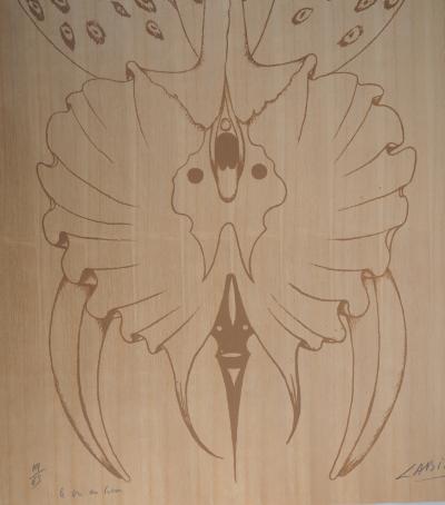 Félix LABISSE : Orchidée, le cri du coeur - Lithographie originale signée au crayon 2