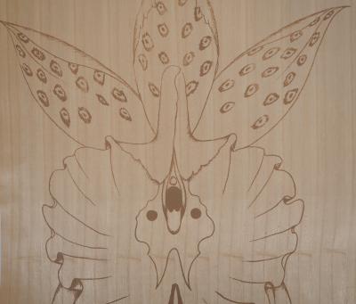 Félix LABISSE : Orchidée, le cri du coeur - Lithographie originale signée au crayon 2