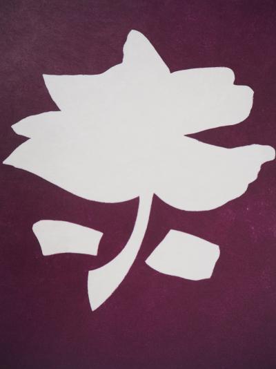 Georges BRAQUE - Fleur blanche, 1960 - Gravure originale, Signée au crayon 2
