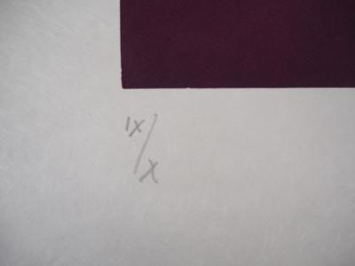 Georges BRAQUE - Fleur blanche, 1960 - Gravure originale, Signée au crayon 2