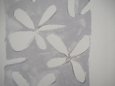 Georges BRAQUE - Lit de fleurs, 1960 - Lithographie originale, Signée au crayon 2