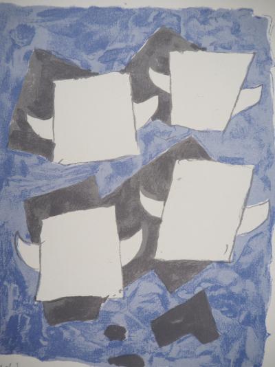 Georges BRAQUE - Taureaux ailés, 1960 - Lithographie originale, Signée au crayon 2