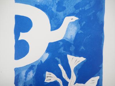 Georges BRAQUE - Oiseau et Lotus, 1960 - Lithographie originale, Signée au crayon 2
