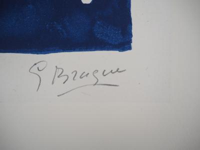 Georges BRAQUE - Oiseaux dans la nuit, 1960 - Lithographie originale, Signée au crayon 2
