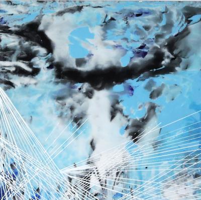 Rita VANDENHERREWEGEN - Un autre regard, 2021 - Acrylique sur plexiglass  signée 2
