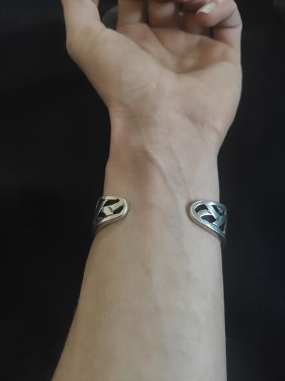 Bracelet Manchette Vintage en Argent 925 TAXCO MEXICO. 2