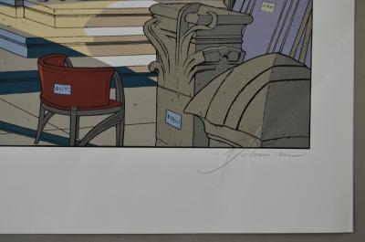 François Schuiten - Souvenirs de Bruxelles, 2000  - Sérigraphie signée 2