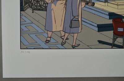 François Schuiten - Souvenirs de Bruxelles, 2000  - Sérigraphie signée 2