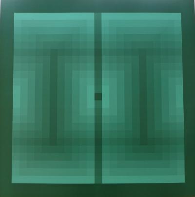 Jim BIRDS - Tribute to Vasarely 15, 1972 - Photolithographie sur papier 2