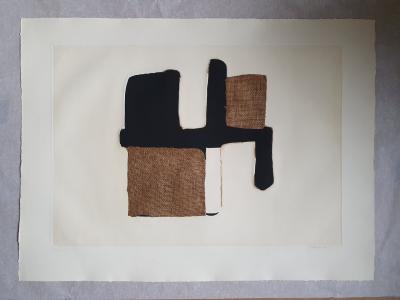 Conrad MARCA-RELLI - Composition 13, 1977 - Gravure signée au crayon 2