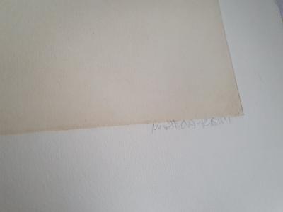 Conrad MARCA-RELLI - Composition 15, 1977 - Gravure signée au crayon 2