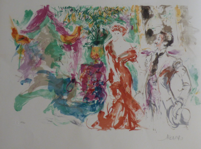 Jacques PECNARD - L’Homme qui courtise - Lithographie originale signée au crayon 2