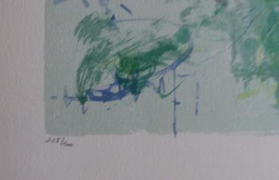 Jacques PECNARD - Conversation à la Belle Epoque, 1980 - Lithographie originale signée au crayon 2