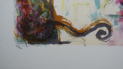 Jacques PECNARD - Couloir à la Belle Epoque, 1980 - Lithographie originale signée au crayon 2