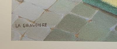 Mady DE LA GIRAUDIERE - Les Chats 4, 1980 - Lithographie originale signée dans la planche 2