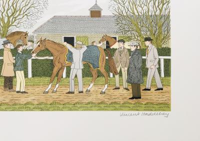 Vincent HADDELSEY - Le gagnant, 1985 - Lithographie originale signée au crayon 2