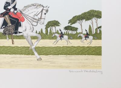 Vincent HADDELSEY - Le carabinier italien 1985 - Lithographie originale signée au crayon 2