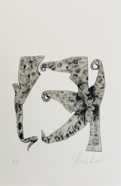 REINHOUD - L’ouragan II, 1986 - Gravure originale signée au crayon 2