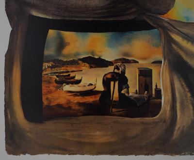Salvador Dalí: Normandy - Original signed lithograph, SNCF Large Model 2