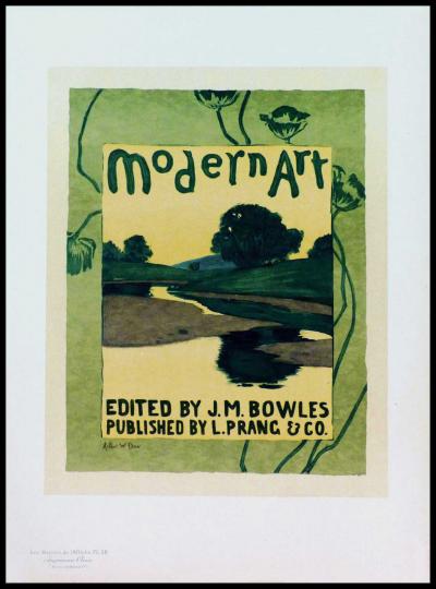 Arthur Wesley DOW -  Modern Art Boston, 1896  - lithographie originale 2