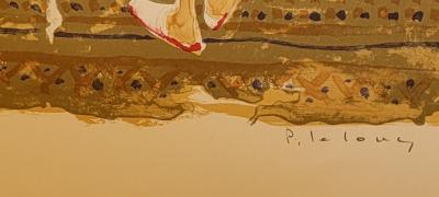 Pierre LELONG - Claudine de Colette, 1960 - Lithographie originale signée 2