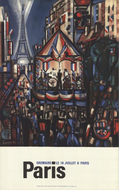 Marcel Gromaire - Paris, 14 juillet 1964 - Lithographie 2