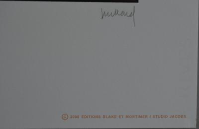 André Juillard - Blake et Mortimer - La machination Voronov, 2020  - Sérigraphie signée 2