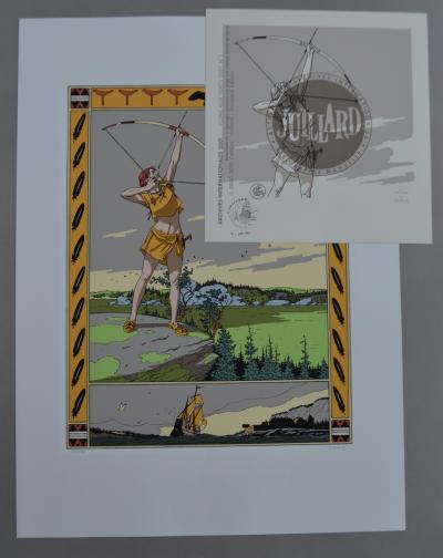 André Juillard - Plume aux vents, 2001 - Sérigraphies 2