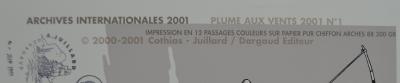 André Juillard - Plume aux vents, 2001 - Sérigraphies 2