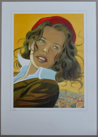 Jean-Pierre GIBRAT - Jeanne - Affiche d'Art  - 2
