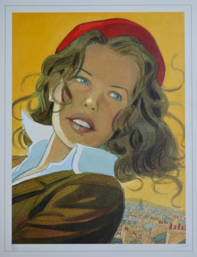 Jean-Pierre GIBRAT - Jeanne - Affiche d'Art  - 2