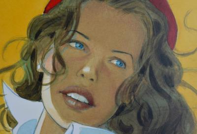 Jean-Pierre GIBRAT - Jeanne - Affiche d'Art  - 2