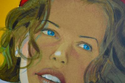 Jean-Pierre GIBRAT - Jeanne - Affiche d'Art  - 2