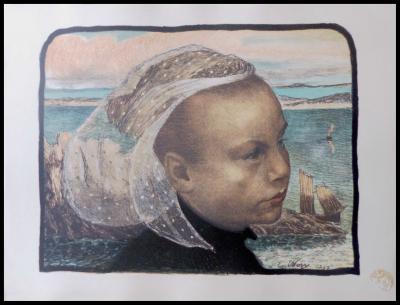 E. WERY - Bretagne, 1897, original lithograph 2