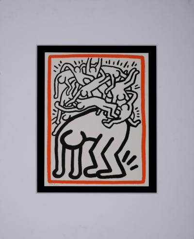 Keith HARING -  Fight Aids Worldwide, 1990 - Original lithograph 2