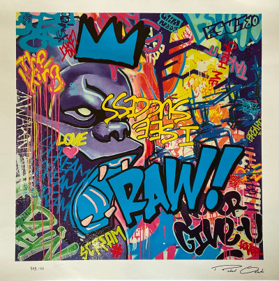 RICHARD ORLINSKI (D’APRÈS) - RAW ! BLUE - Digigraphie 2