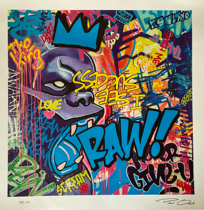 RICHARD ORLINSKI (D’APRÈS) - RAW ! BLUE - Digigraphie 2