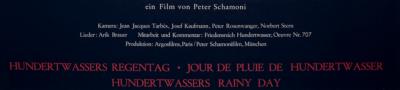 Friedensreich HUNDERTWASSER - Hundertwassers Regentag, 1971 (1972) - Silkscreen poster 2