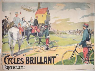 Maurice MARODON  - Cycles Brillant, circa 1902  - Original lithograph poster 2