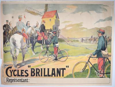 Maurice MARODON  - Cycles Brillant, circa 1902  - Original lithograph poster 2