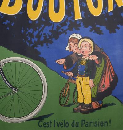 Eugène OGE - Cycles De Dion-Bouton...C'est l'vélo parisien!, circa 1910 - Affiche lithographique originale 2